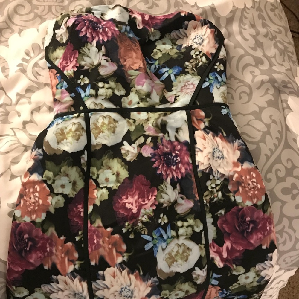 Floral print dress